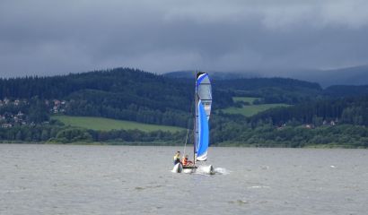 skládací plachetnice katamarán MINIKAT 420 emotion