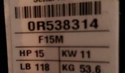 Lodní motor Mercury F15M - 2013