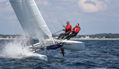 Katamarán, plachetnice, catamaran Tornado s transportním přívěsem