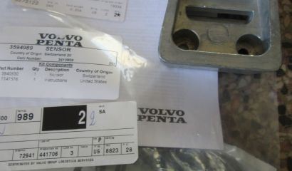 Senzor trimu Volvo penta 3594989,zinková anoda