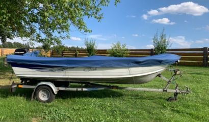 KOMPLETNĚ VYBAVENÁ loď MARINE 15 fish