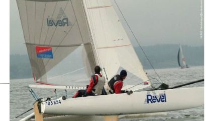 Katamaran, Okruhová plachetnice Tornado