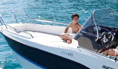 QUICKSILVER Activ 455 Open + MERCURY F 60